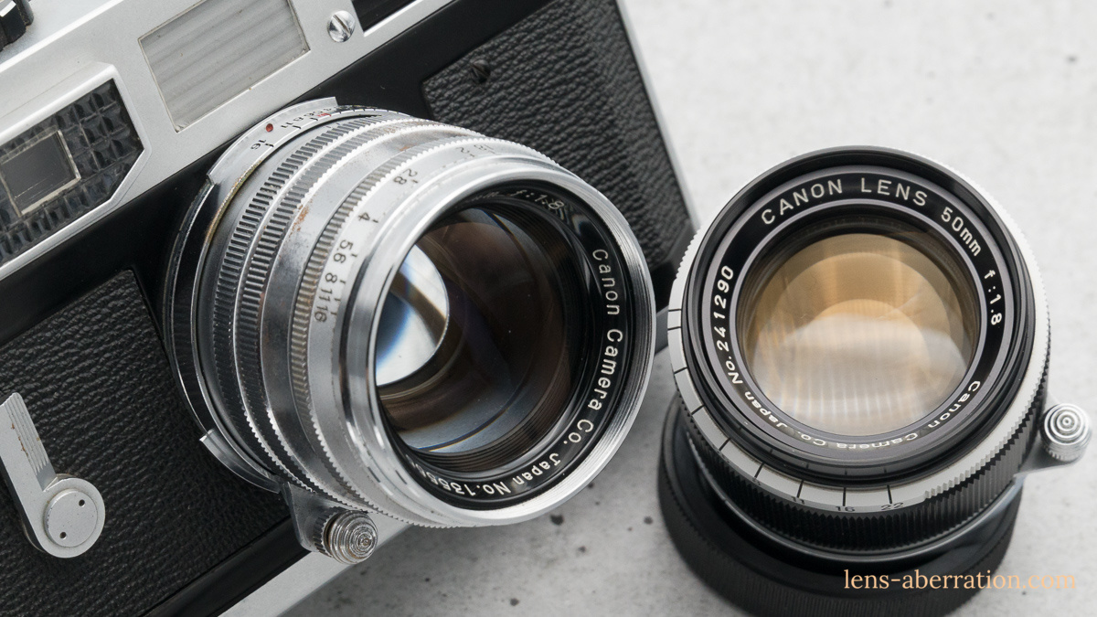 【L39マウント】Canon 50mm F1.8 世代比較レビュー